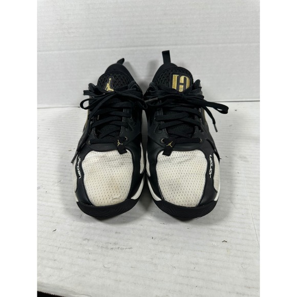 Jordan Heir Series 1 Black White Metallic Gold Basketball Shoes FQ3858-007 M: 12 main image 7